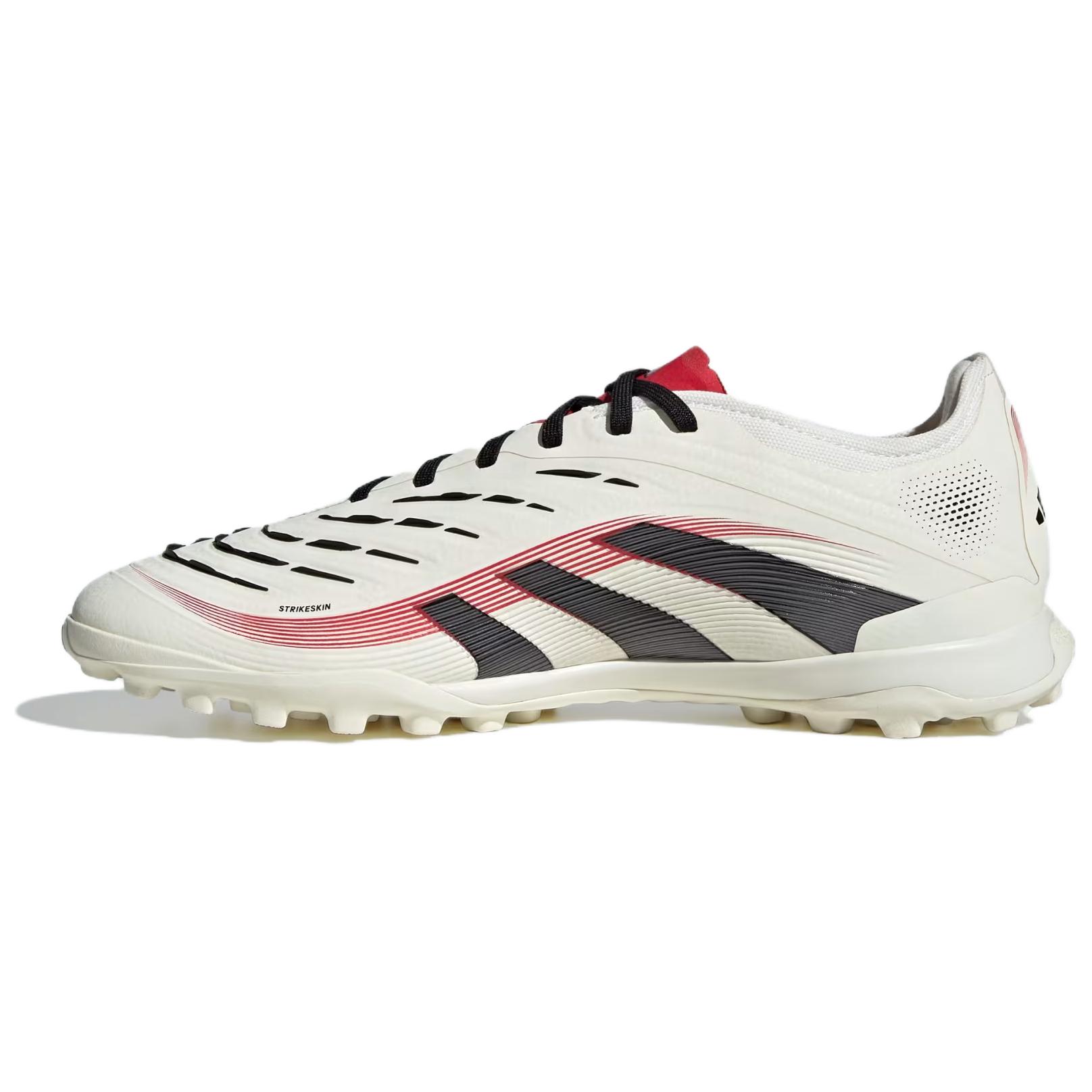 Adidas PREDATOR PRO Comfortable Artificial Turf Soccer Shoes Unisex White Black