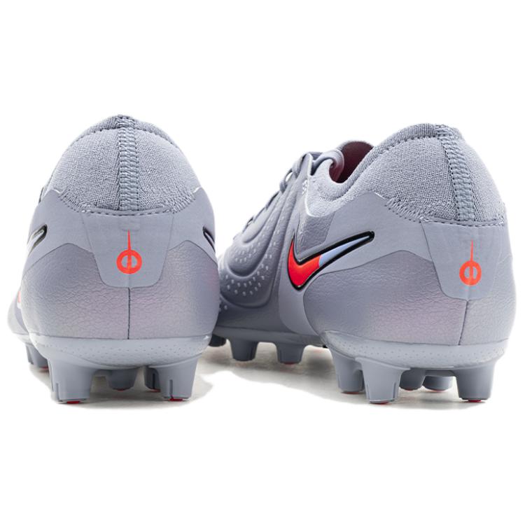 Nike Tiempo Legend 10 Pro Soccer Shoes Unisex Gray Red