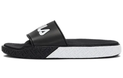 FILA Slide Slippers Unisex White/Black/Gray