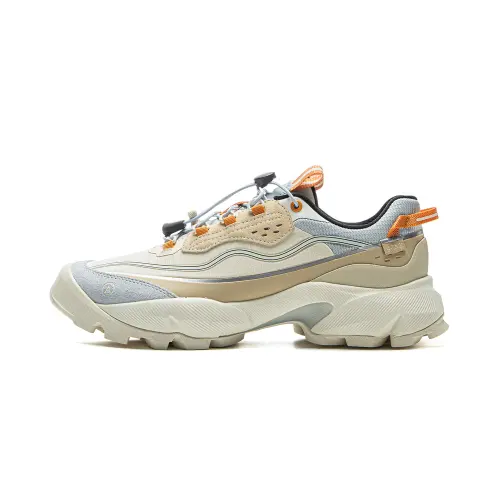 ANB x Li Ning Cushioning Rebound Cushioning Rebound Low top Casual Shoes Women's Beige Blue
