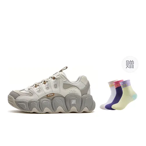 FILA Croissant Chunky Sneakers 'Grey White' Women's