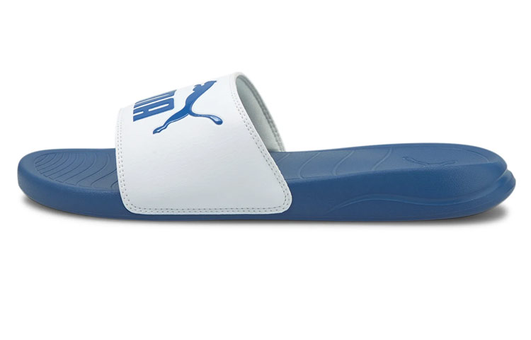 PUMA Popcat 20 Comfortable Slide Slippers Unisex Blue White