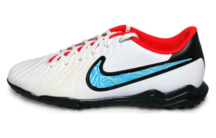 Nike Tiempo Legend 10 TF Turf Slip Resistant Abrasion Resistant Soccer Shoes Men’s White