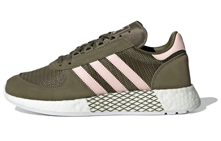 Adidas Originals Marathon Tech Shoes Brown/Green/Pink Women's