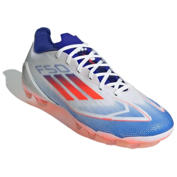 Adidas F50 PRO AG Artificial Ground HG Hard Ground Artificial Turf Soccer Shoes Men’s White Red Blue