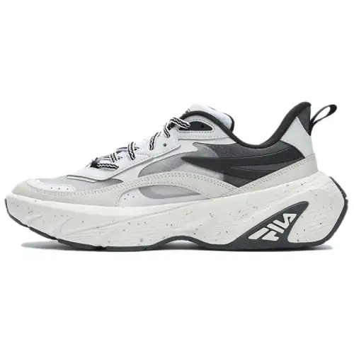 FILA Abrasion Resistant Abrasion Resistant Low top Casual Shoes Men's White Gray
