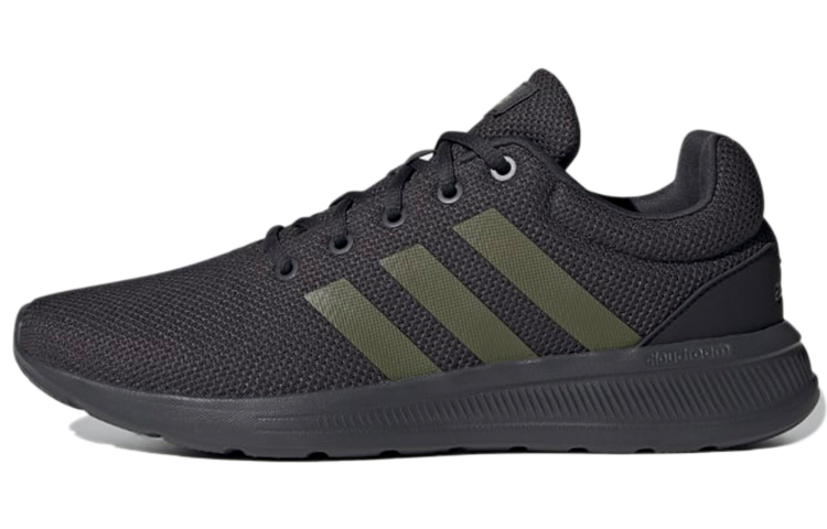 Мужские кроссовки adidas neo Lite Racer 2.0 (черно-зеленые)