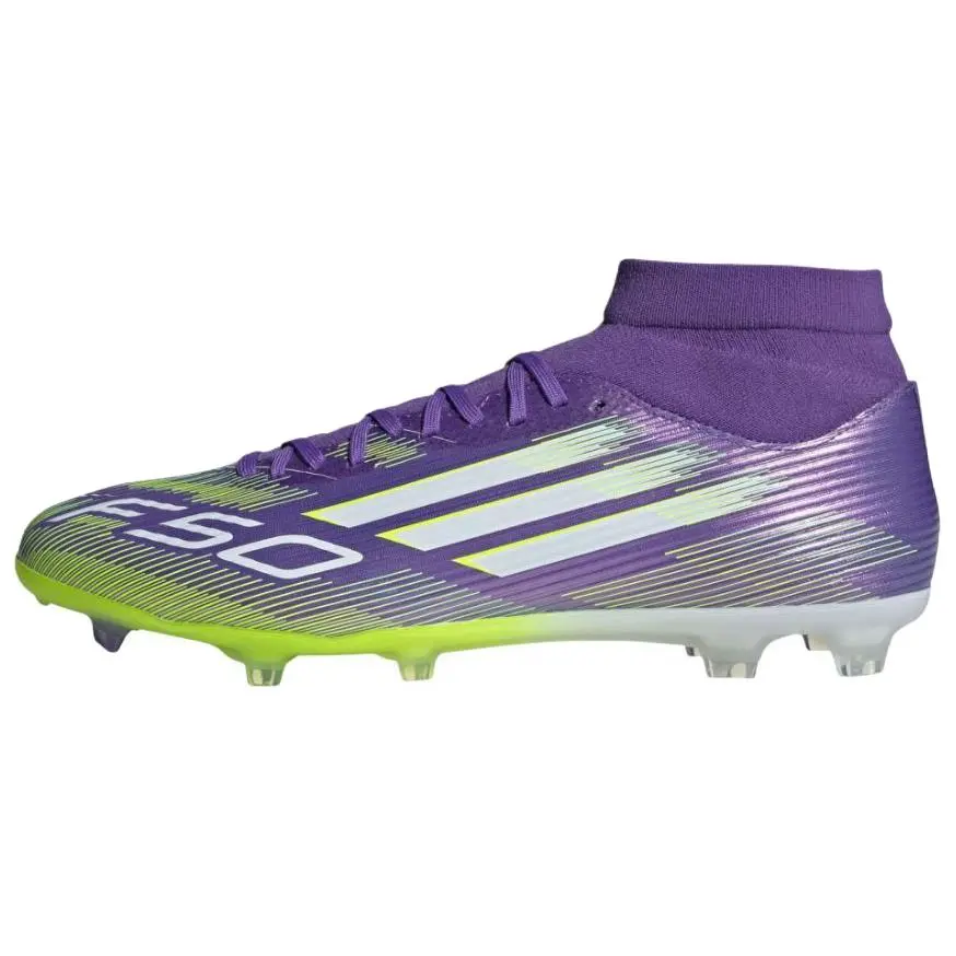 Adidas F50 League Support Lightweight Soccer Shoes Unisex Purple