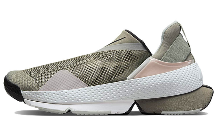 Кроссовки Nike Go FlyEase (зелено-белые)
