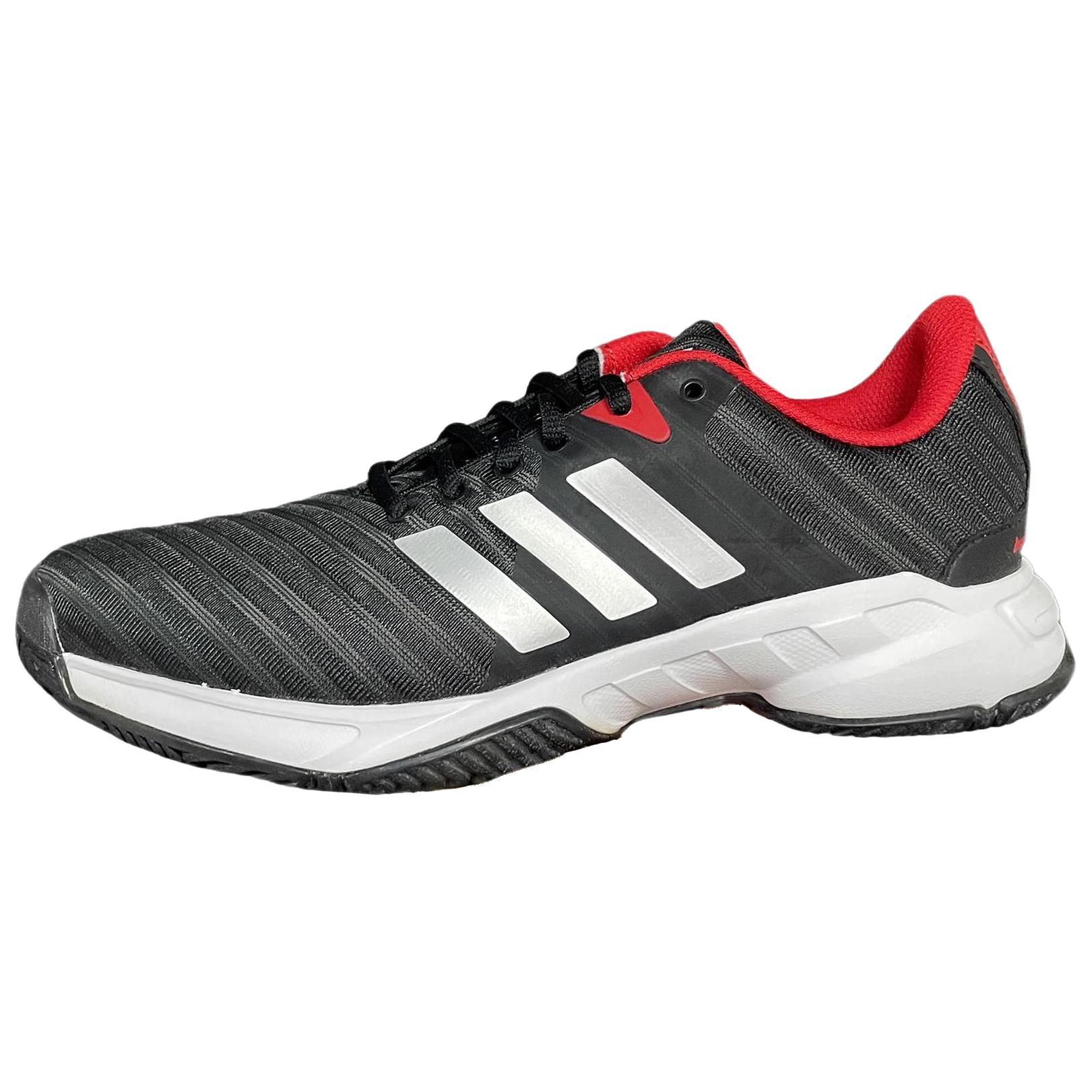 Adidas Barricade Slip Resistant Abrasion Resistant Low top Casual Shoes Men's Black Gray