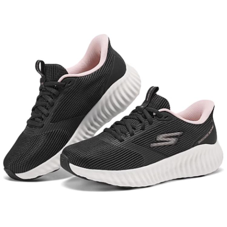 Skechers Women’s GO Abrasion Resistant, Breathable, Lightweight Low top Casual Shoes Women’s Black