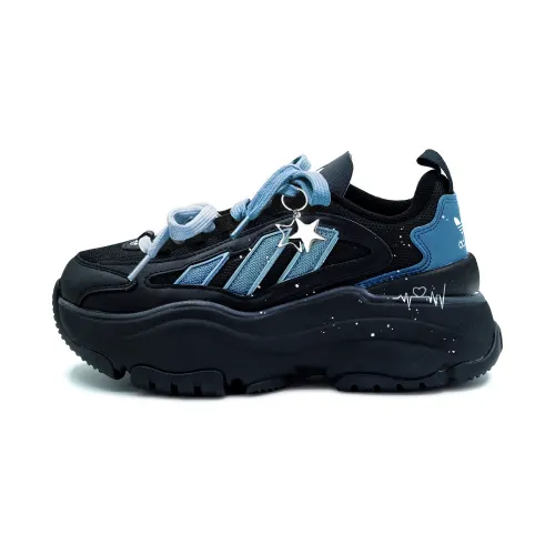 Adidas Originals OZGAIA Slip Resistant Low top Casual Shoes Women's Black Blue