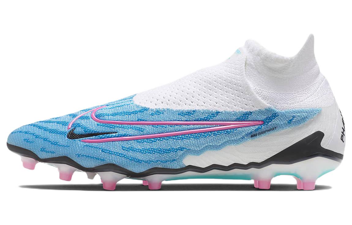 Nike Phantom GT2 Elite DF round head comfort AG (gel short spikes) football shoes men's blue and white