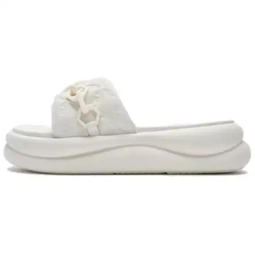 FILA Sponge Quick Dry Slide Slippers Women's White