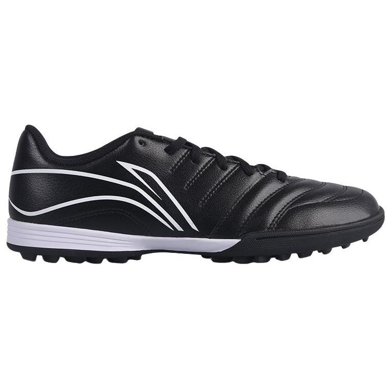 Li Ning TF Turf Artificial Turf Cushioning Slip Resistant Coverage Soccer Shoes Men’s Black White