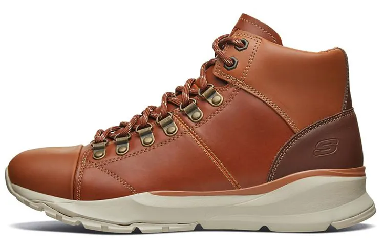 Skechers Relven Comfortable High top Casual Shoes Men's Tan