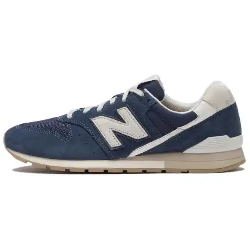 New Balance NB 996 Cushioning, Wear Resistant Low top Casual Shoes Unisex Marine Blue