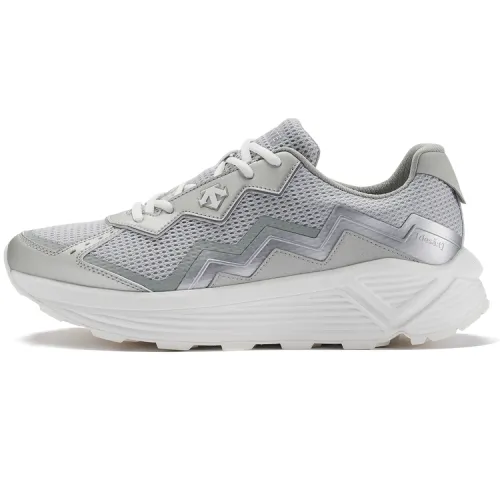 DESCENTE DUALIS Abrasion Resistant Slip Resistant Low top Casual Shoes Women's Silver