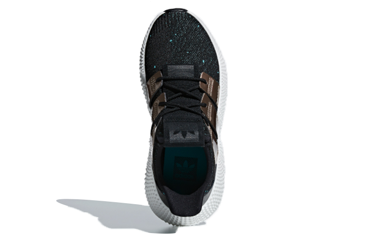Женские кроссовки adidas originals PROPHERE (черно-золотые) — фото 5