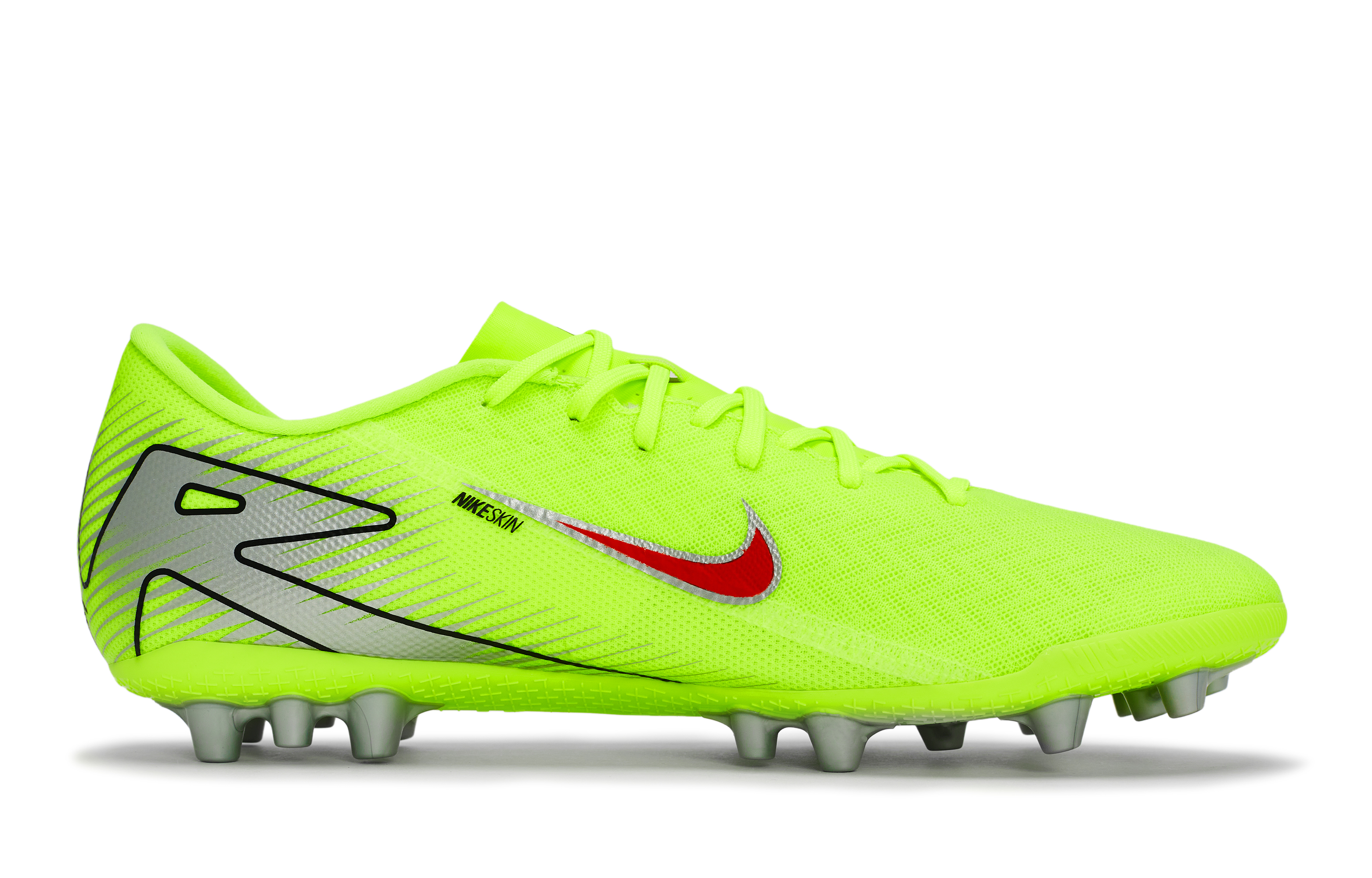Nike Mercurial Vapor 16 Abrasion Resistant Abrasion Resistant Soccer Shoes Unisex Black Red Green Silver