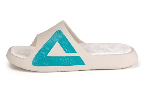 PEAK State Extremely Large Triangle 1.0 Quiet Abrasion Resistant Slide Slippers Women's Light Khaki