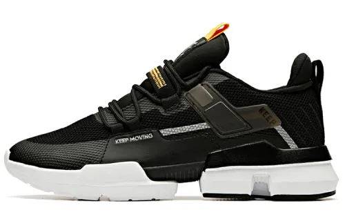ANTA Casual Shoes Men's Low Top Black White