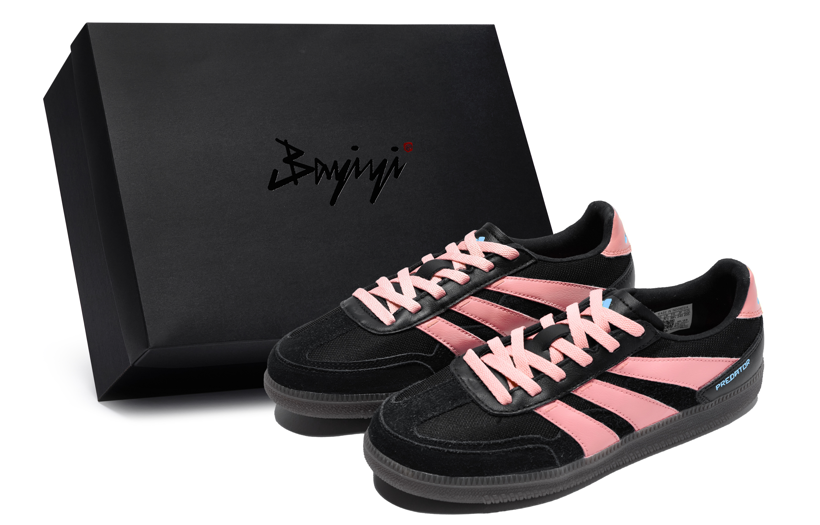 Adidas 811 Manufacturing, Rainbow Phantom Pink, Special Shoe Box Low top Casual Shoes Unisex Black Pink