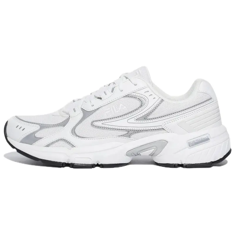 FILA Recharge Abrasion Resistant Abrasion Resistant Low top Casual Shoes Unisex White Gray