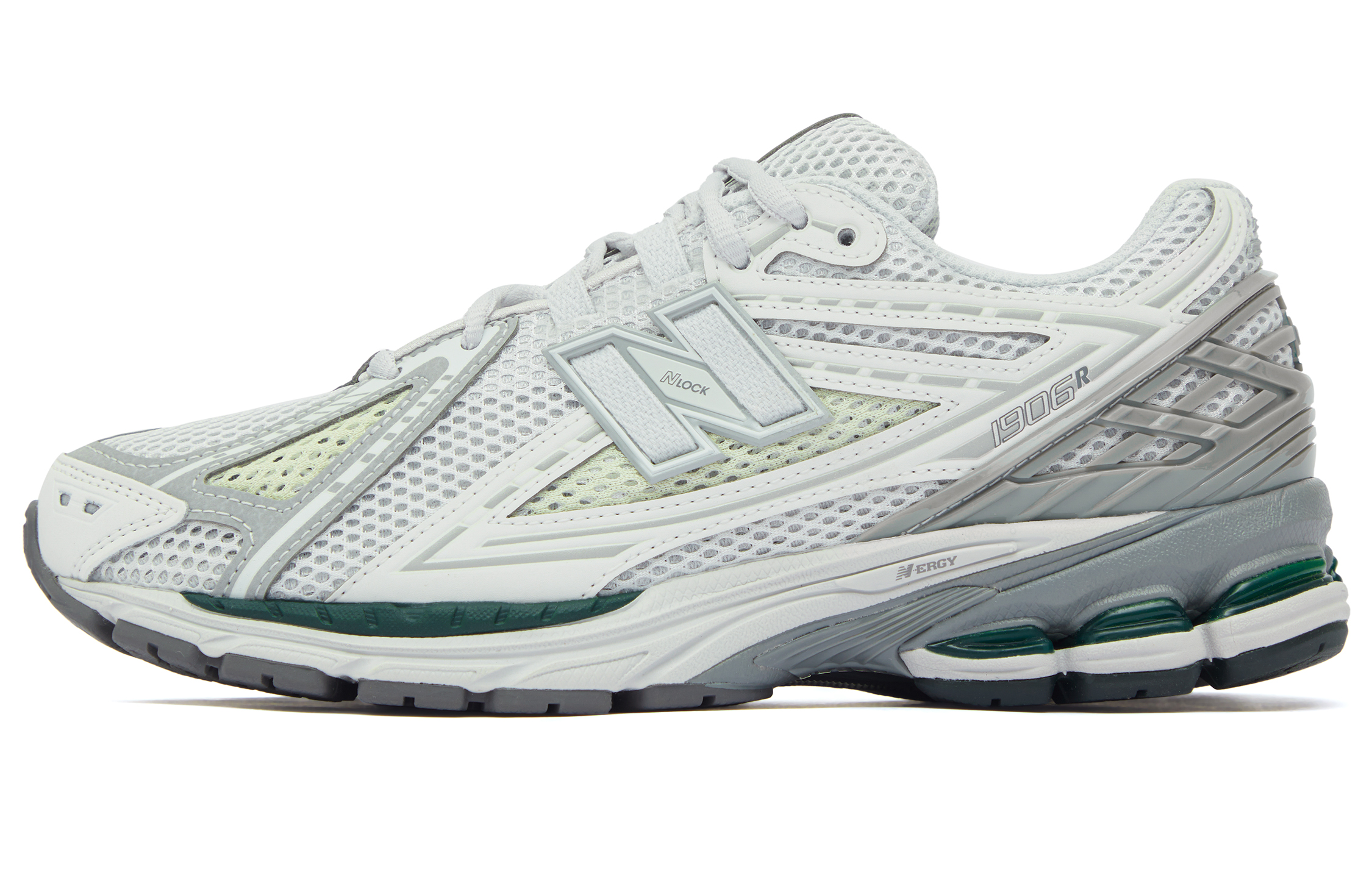 Кроссовки New Balance 1906R (серые с белым)
