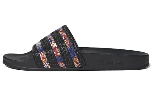 Adidas Originals ADILETTE Slide Slippers Unisex Black/Red/Blue