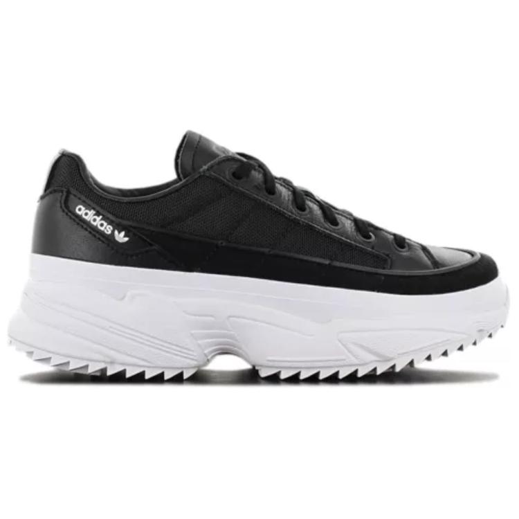 Женские кроссовки adidas originals KIELLOR XTRA (черные) — Чёрный / белый — фото 2