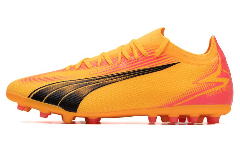 Мужские бутсы PUMA Ultra Match MG (желто-красные)