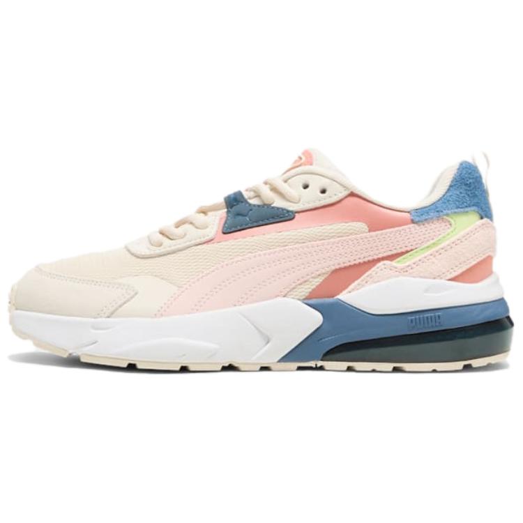 PUMA Vis2k Cushioning, Wear Resistant Low top Casual Shoes Women's Beige Pink