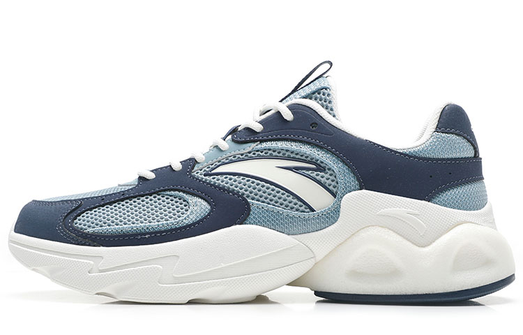 Anta Life Collection Slip Resistant, Abrasion Resistant, Rebound Low top Sports Casual Shoes Men's Gray Blue