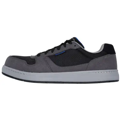 Skechers Work Low top Casual Shoes Men's Gray Black