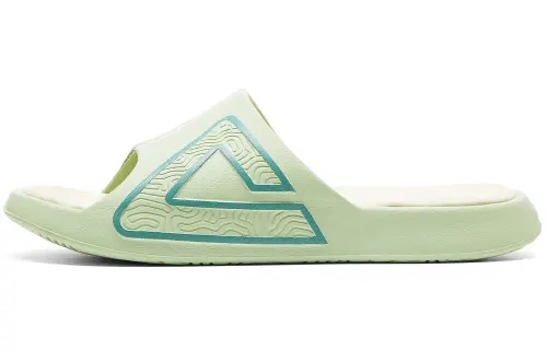 PEAK Chinese Original Collection Quiet Slide Slippers Men's Bean Sprout Green