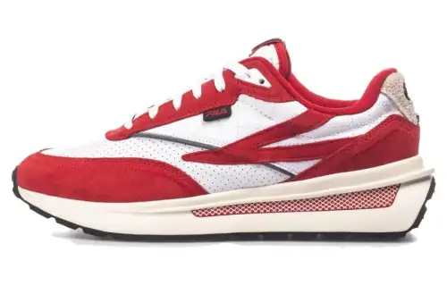 FILA Renno Premium Low top Casual Shoes Men's White Red
