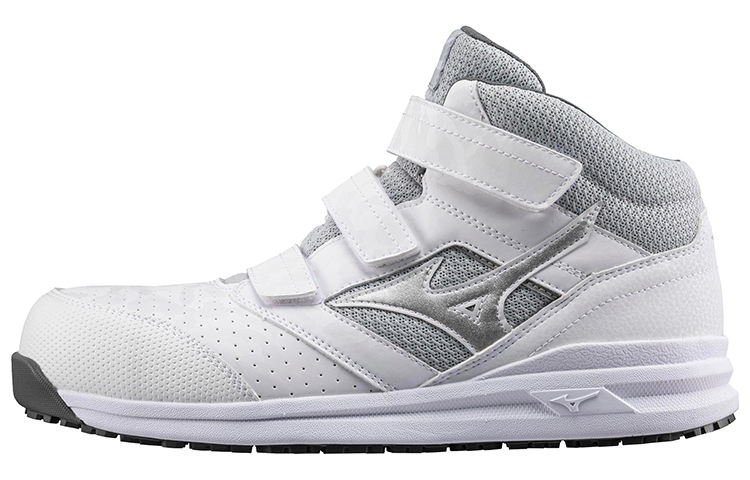 Mizuno Almighty Casual Shoes Unisex High Top White/Gray