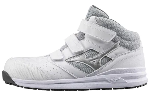 Mizuno Almighty Casual Shoes Unisex High Top White/Gray