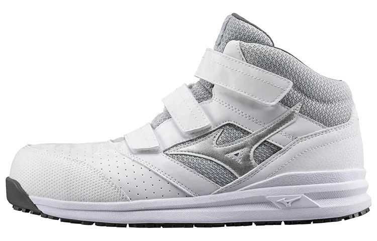 Mizuno Almighty Casual Shoes Unisex High Top White/Gray