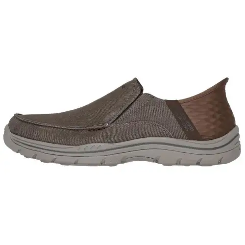 Skechers Slip Ins Low top Casual Shoes Men's Brown