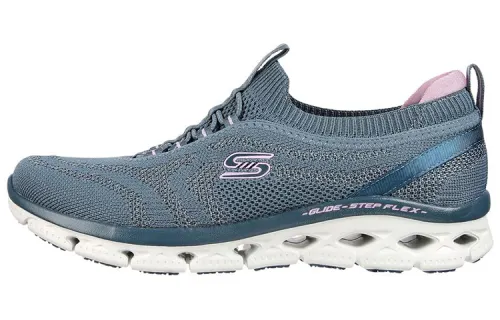 Skechers Glide Step Casual Shoes Women's Low Top Blue/Purple