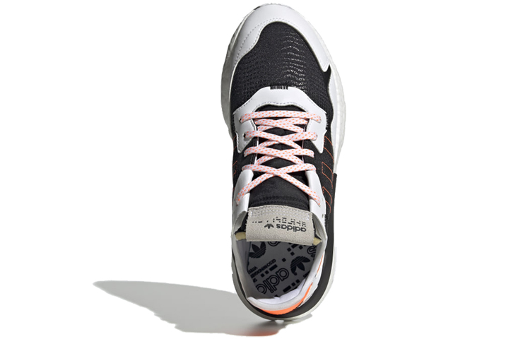 Кроссовки adidas originals Nite Jogger (черно-бело-красные) — фото 4