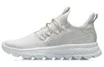 Li Ning Fabric Cushioning Slip Resistant Abrasion Resistant Breathable Lightweight Low top Casual Shoes Women's Apricot