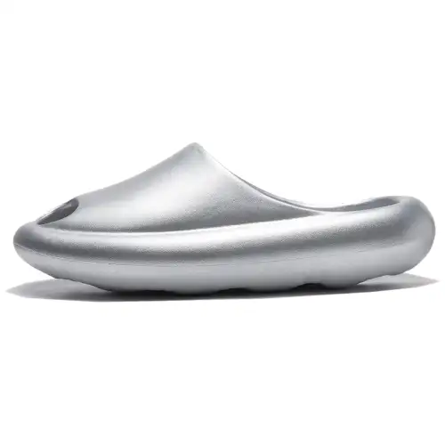Li Ning Slip Resistant Abrasion Resistant Slide Slippers Unisex Silver