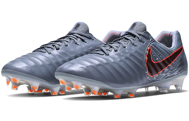 Мужские бутсы Nike Tiempo Legend 7 Elite FG (серый) — фото 2