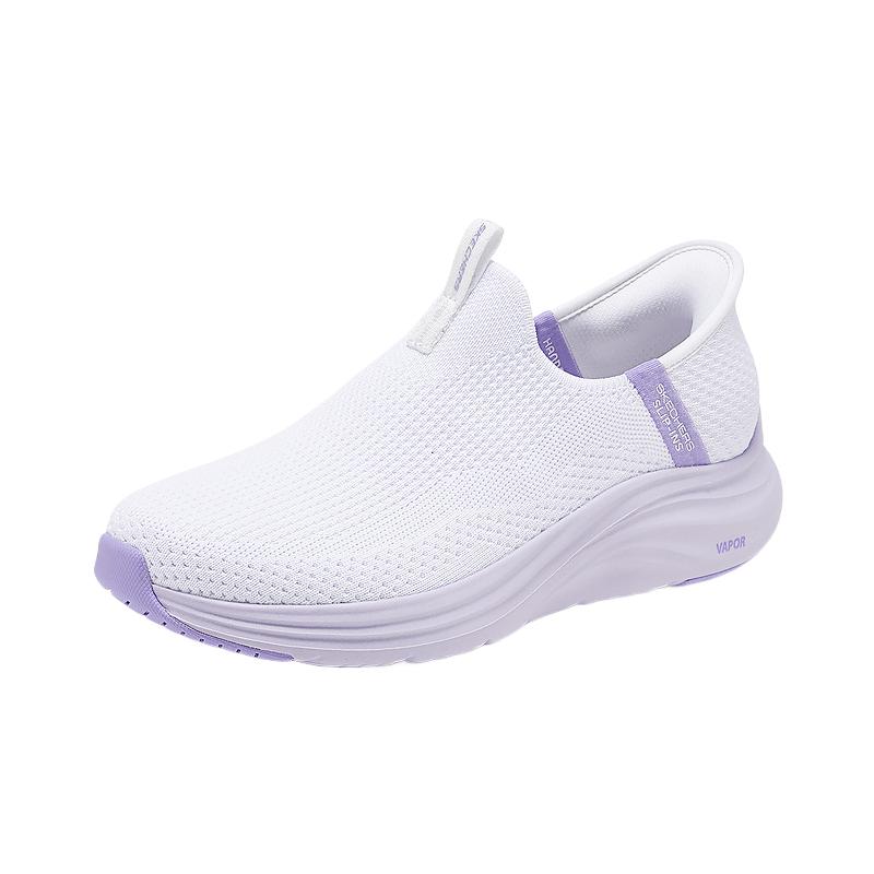 Skechers Vapor Foam Abrasion Resistant Abrasion Resistant Low top Casual Shoes Women’s White Purple