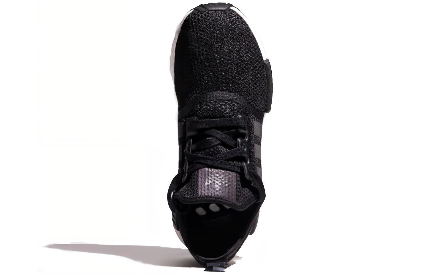 кроссовки adidas originals NMD_R1 (угольно-черные) — 煤黑 — фото 5