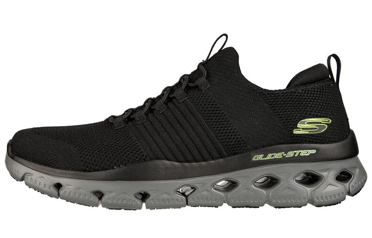 Skechers Glide Step Casual Shoes Men's Low Top Black