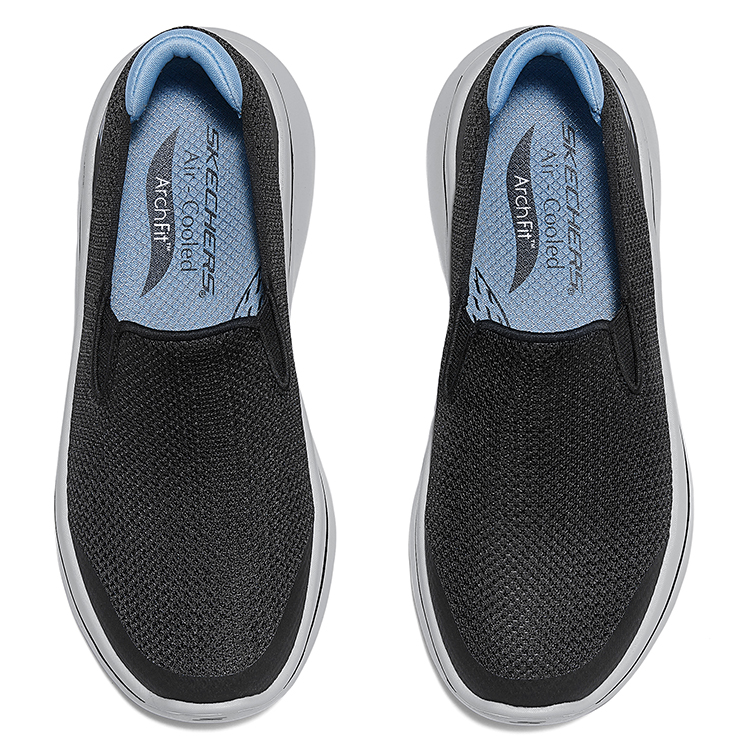 Skechers Sports Collection Abrasion Resistant Breathable Low top Casual Shoes Women’s Black Blue